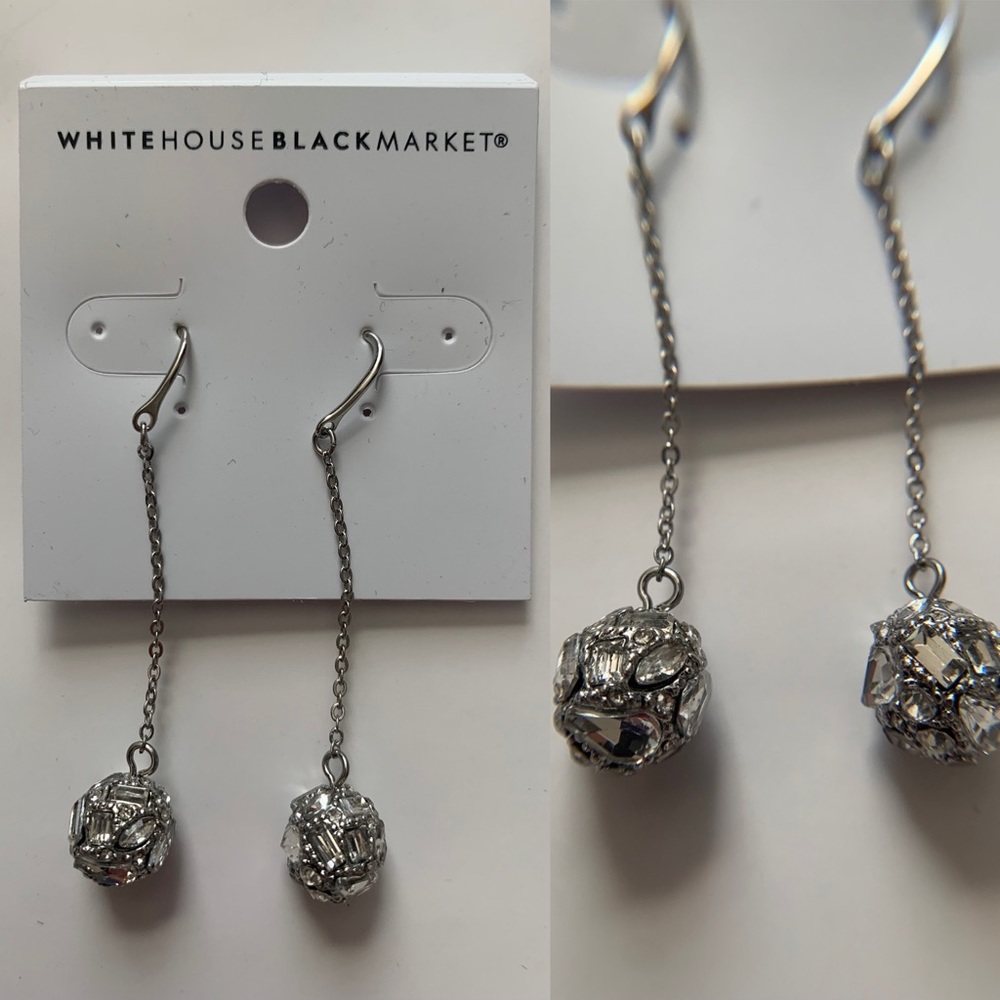 WHBM Silver Earrings